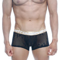 Black lace men’s briefs with gold metro malewear waistband metro malewear short boxer estella 7인치 2022-73