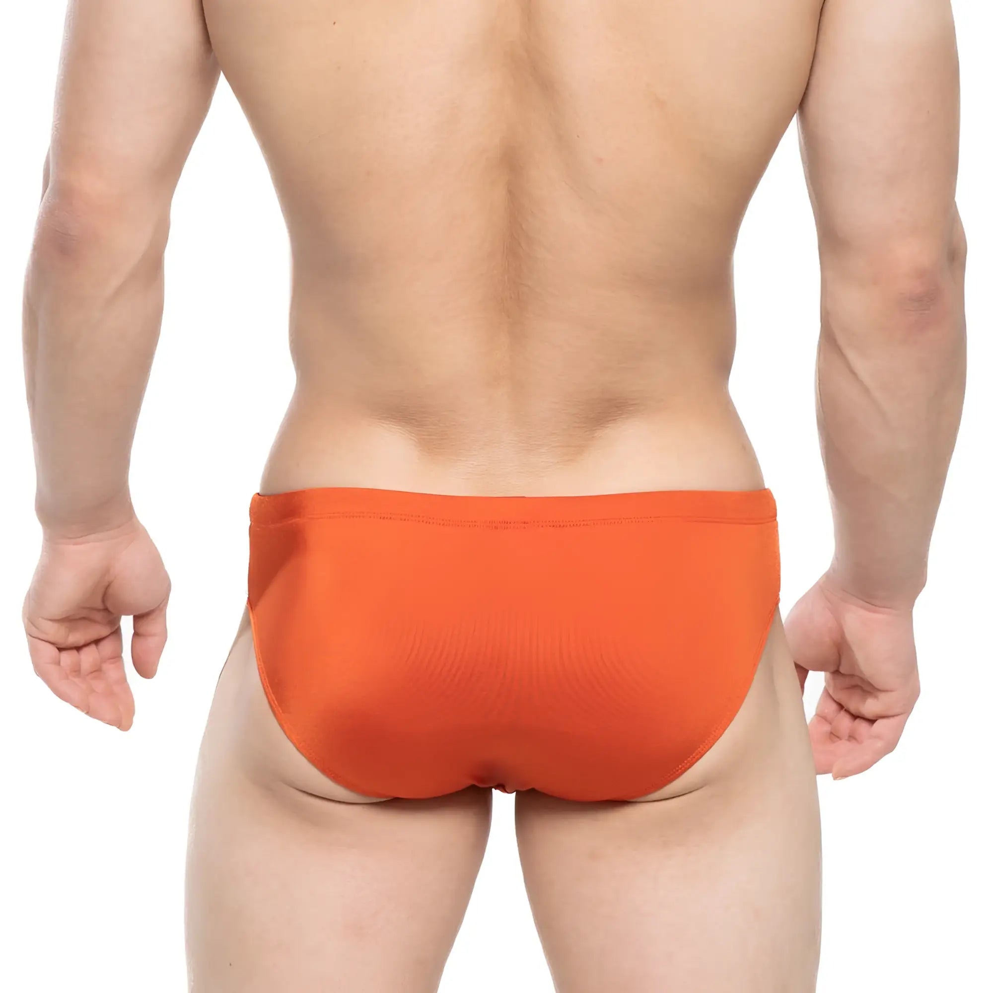 MetroMaleWear Versity swim brief ochre bright orange made of smooth stretchy fabric for comfortable wear