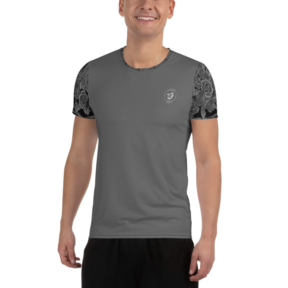 Maris Equi Black Rose Men's Sport Shirt