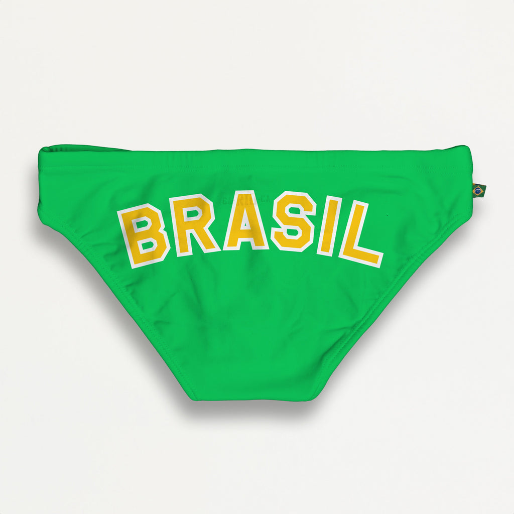 CA-RIO-CA TEAM BRASIL FLAG SUNGA - Men's Designer Swimwear
