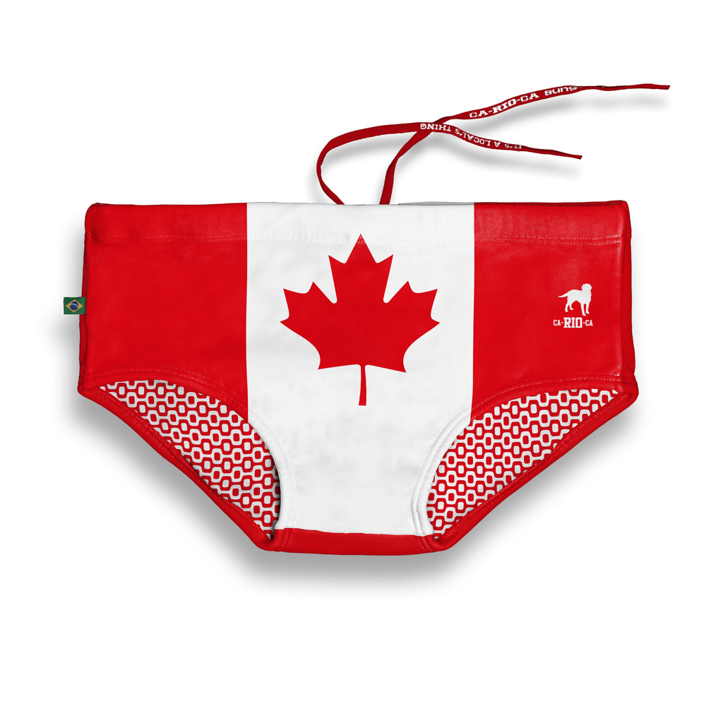 CA-RIO-CA TEAM CANADA Flag Print Sunga