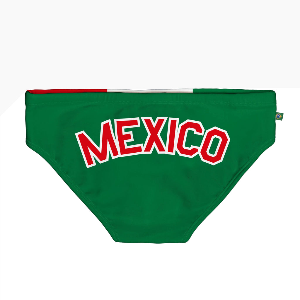 CA-RIO-CA TEAM MEXICO Flag Print Sunga Swimsuit