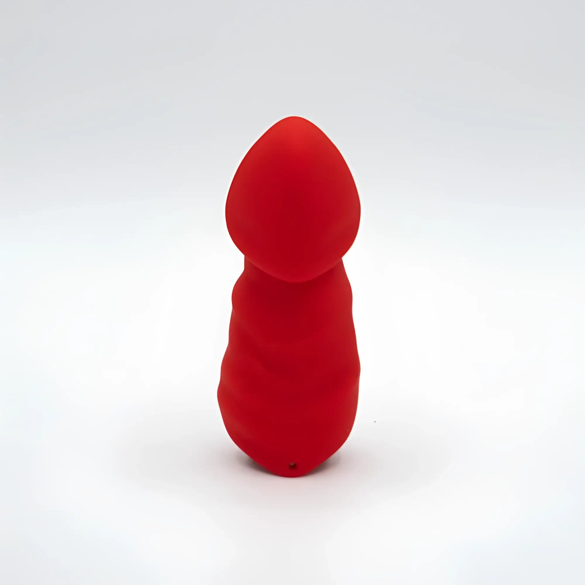 Red silicone little red bullet vibrator from Natalies Toy Box featuring vibratory functionality for personal use