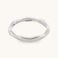 Ripple Stacking Ring | Sterling Silver