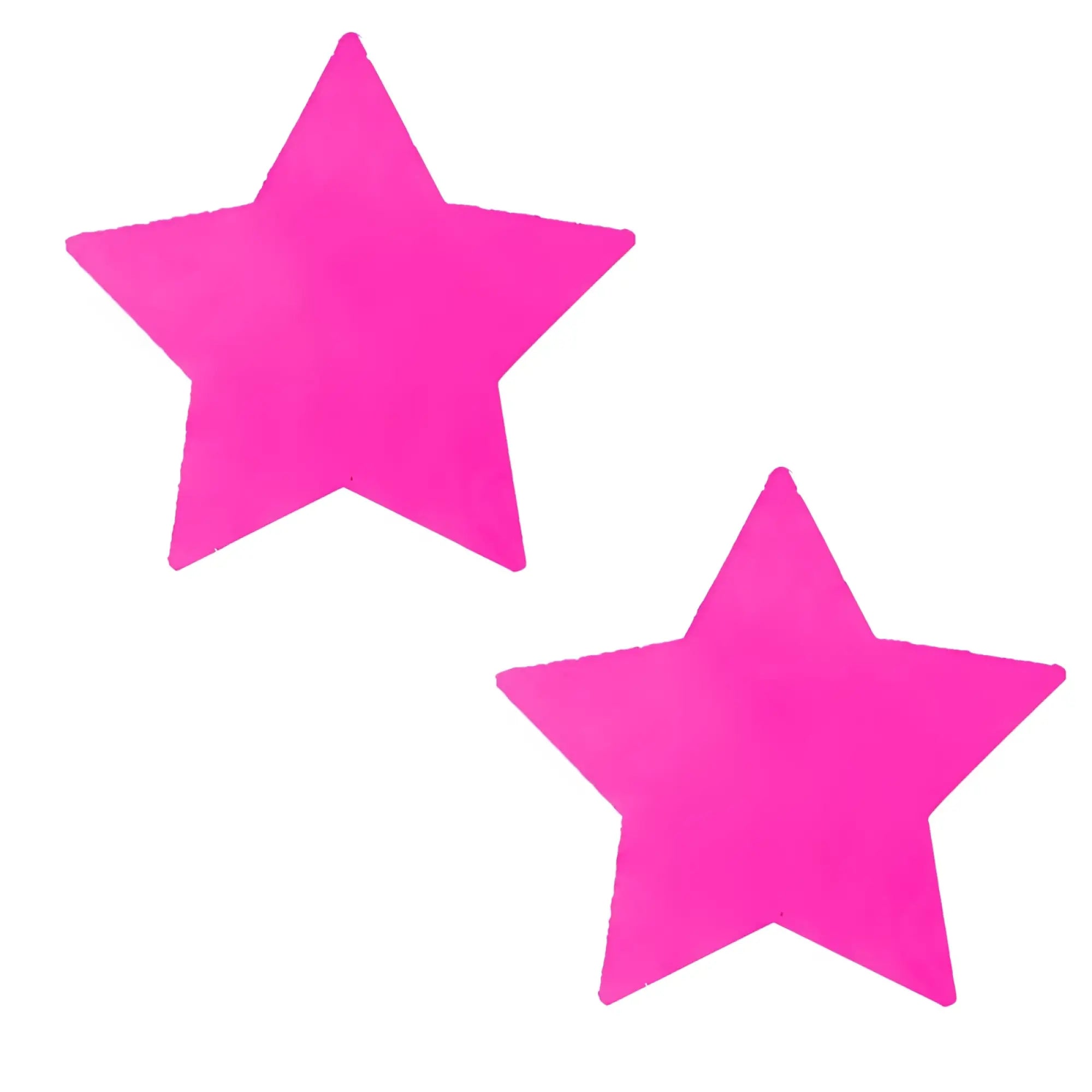 Neva nude neon pink starburst starry night pasties bright pink star-shaped adhesive silicone nipple covers