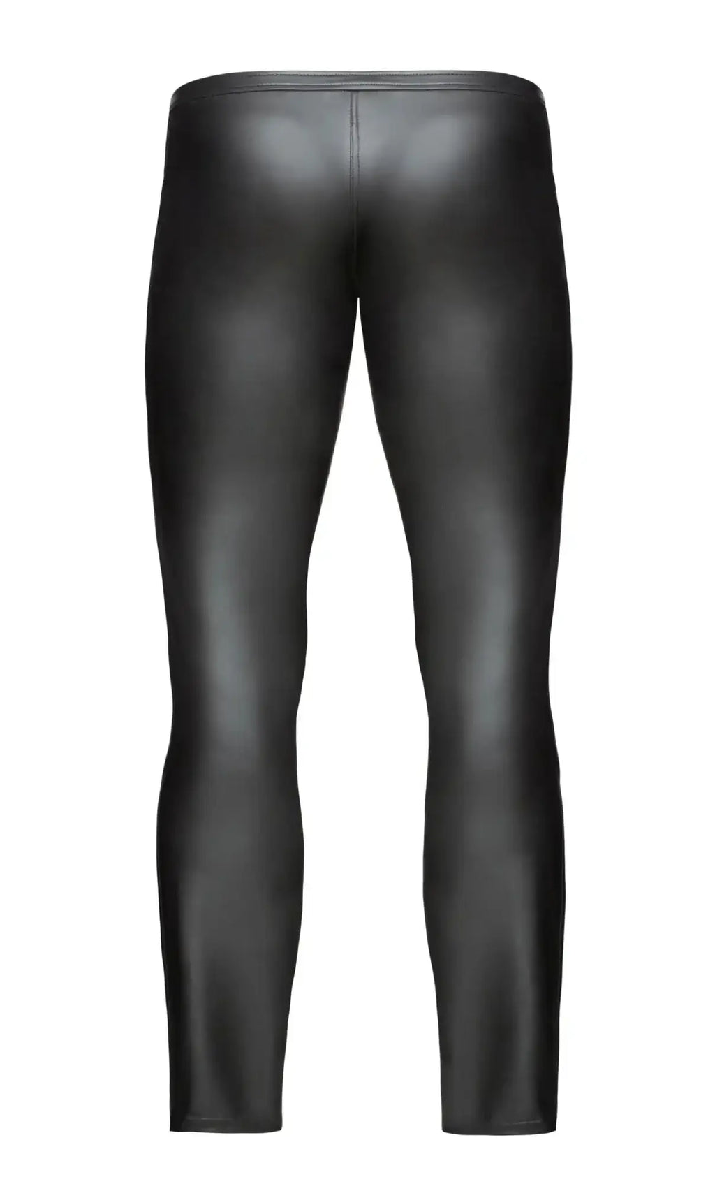 Noir sexy pants with hot details black glossy faux leather leggings sleek form-fitting design