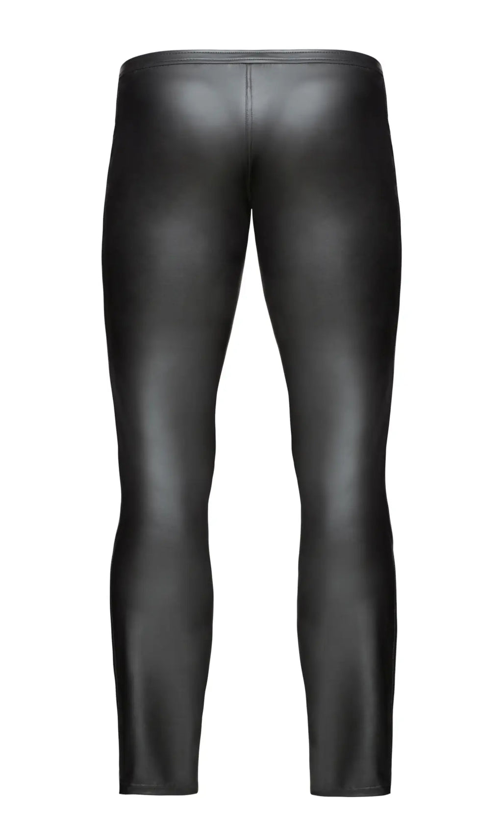 Noir sexy pants with hot details black glossy faux leather leggings sleek form-fitting design