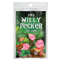 Pink cartoonish character-themed board game packaging for the adult novelty find willy pecker book game