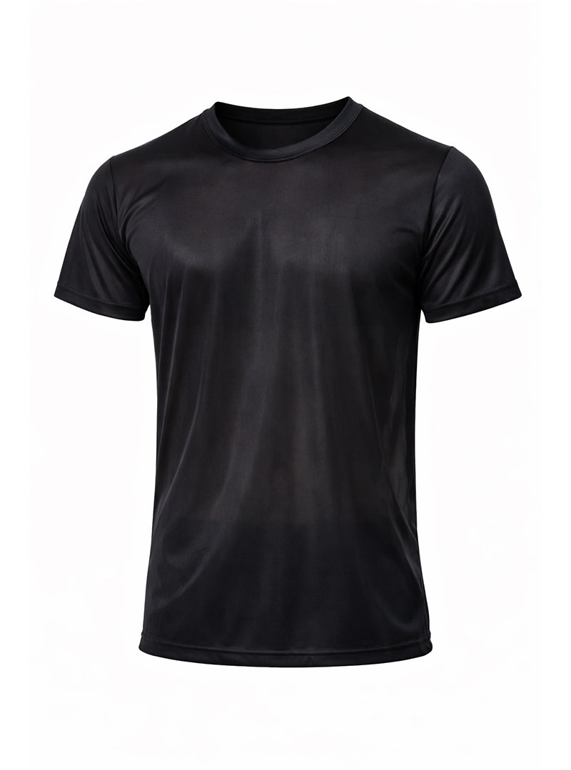 Players Nylon Tricot Crew Neck T-shirt, Men's Quick Drying Tees