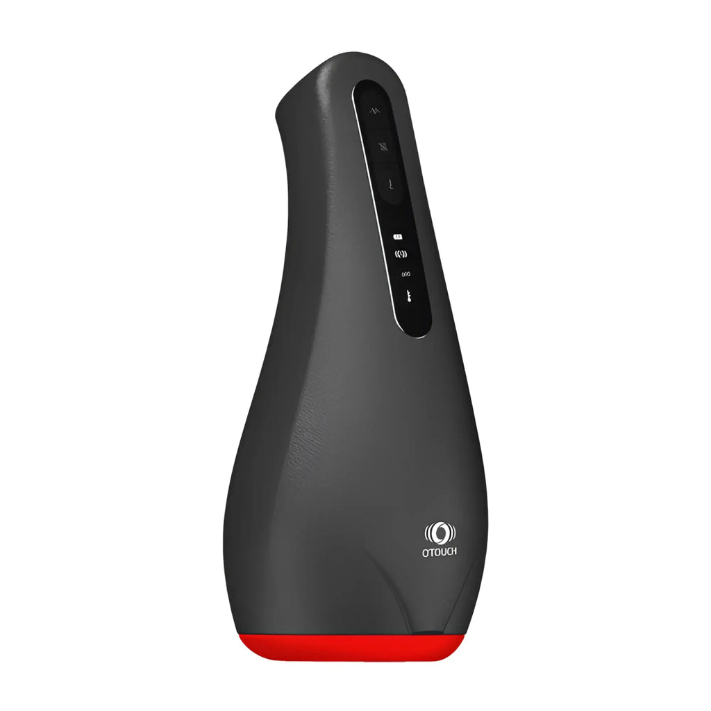 Black and red otouch airturn 1 heating masturbator oral with sleek ergonomic design and textured surface