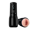 Black otc touch personal pleasure device with digital display and silicone head for vaginal suction stimulation