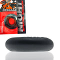Black oxballs donut 2 cockring large night special edition silicone ring for enhanced nighttime use
