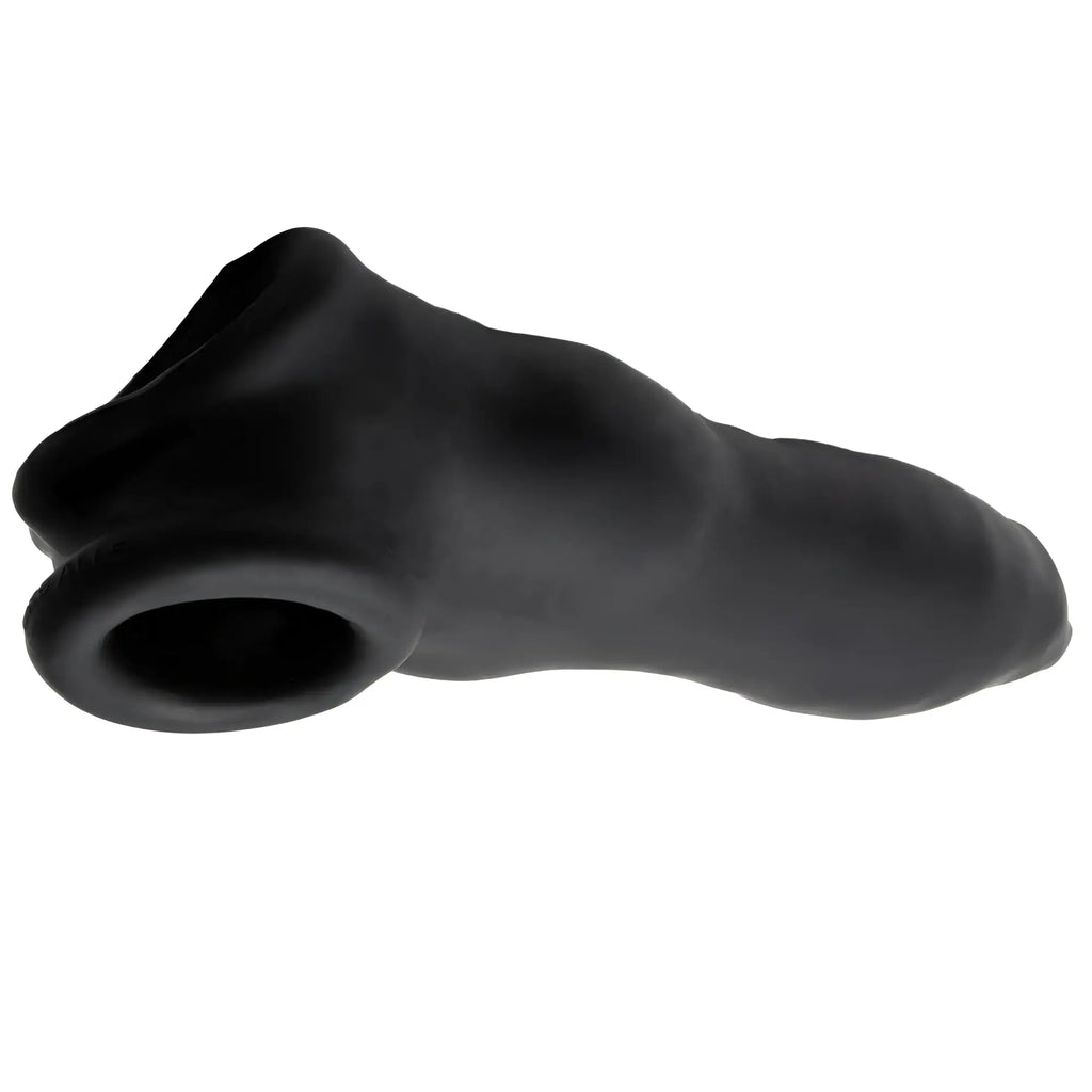 Black silicone cock ring oxballs fido velvet-smooth beast night with smooth contoured design