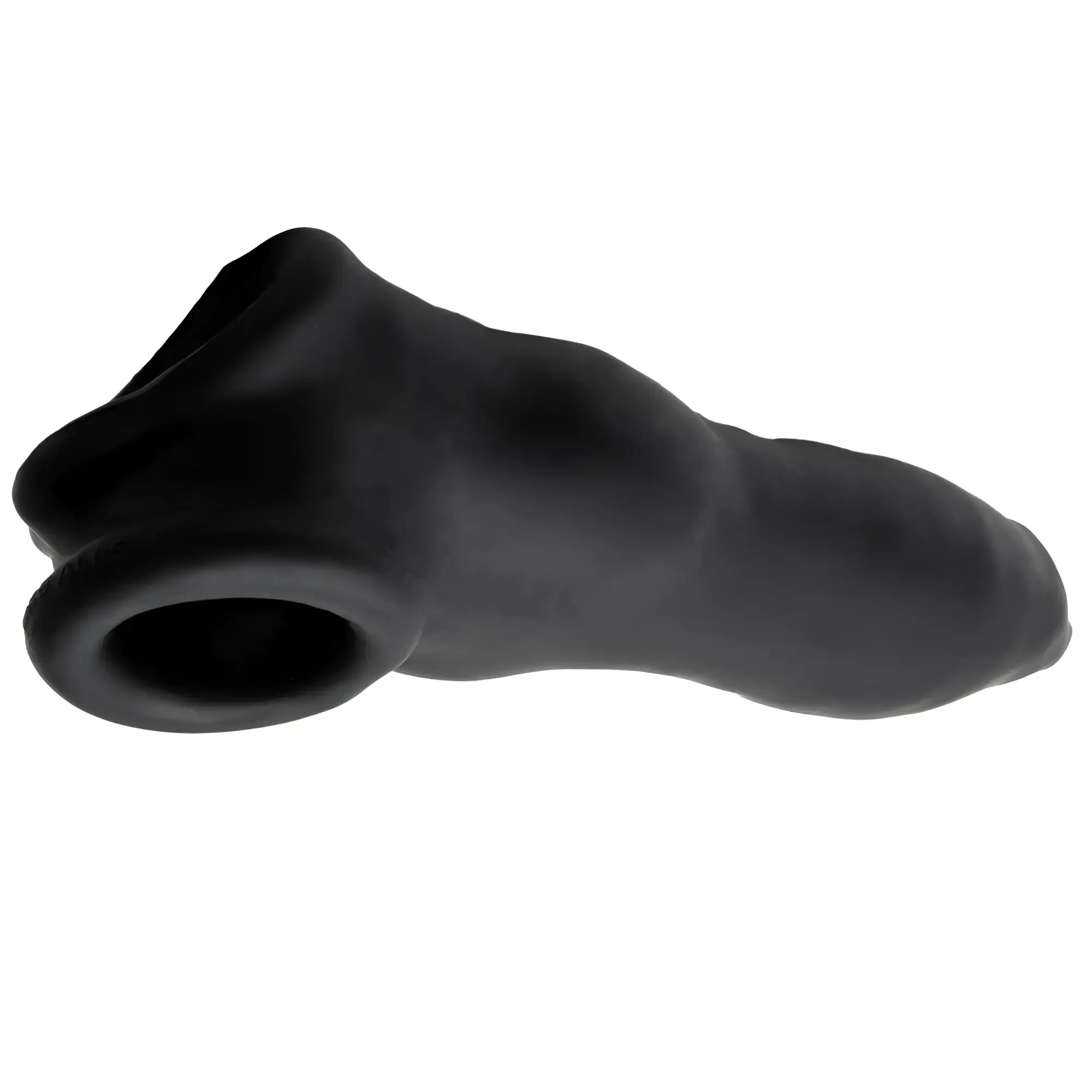 Black silicone cock ring oxballs fido velvet-smooth beast night with smooth contoured design