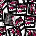 Black and pink packaged oxballs formulaox hybrid oxlube 14ml sachets with 50 pk for enhanced lubrication