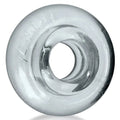 Clear translucent silicone ring oxballs rimz big ring clear one size with smooth glossy finish and embossed branding
