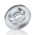 Oxid balls rimz ring clear one size is a transparent plastic ring with a central hole and embossed ripley branding