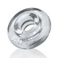Oxid balls rimz ring clear one size is a transparent plastic ring with a central hole and embossed ripley branding