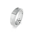 9ct White Gold Wedder IN1327