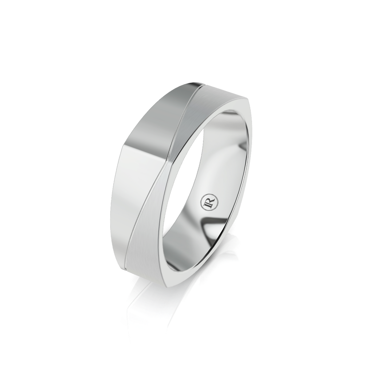 9ct White Gold Wedder IN1327