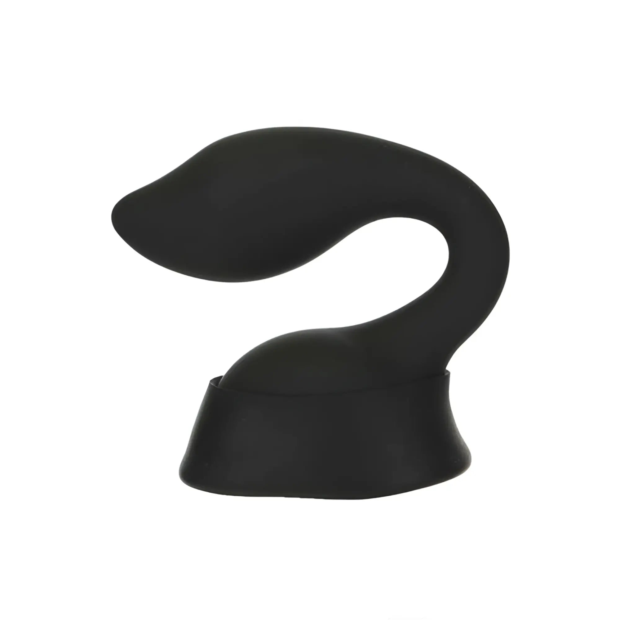 Black silicone cock ring palmpower extreme pleasure cap with curved ergonomic design for enhanced stimulation