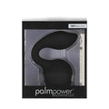 Black 100 percent silicone palm power extreme curl device in retail packaging with extreme pleasure cap black