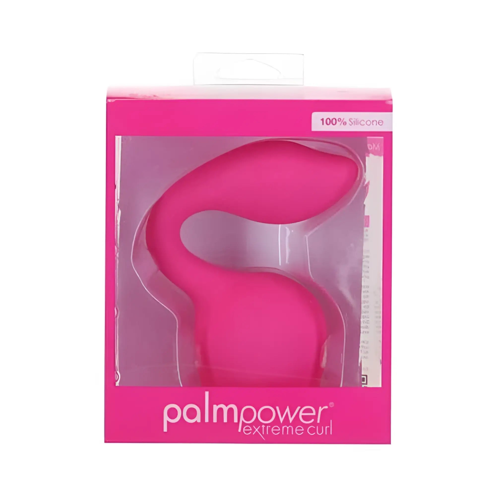 Pink silicone adult toy palmpower extreme pleasure cap in branded packaging for enhanced stimulation