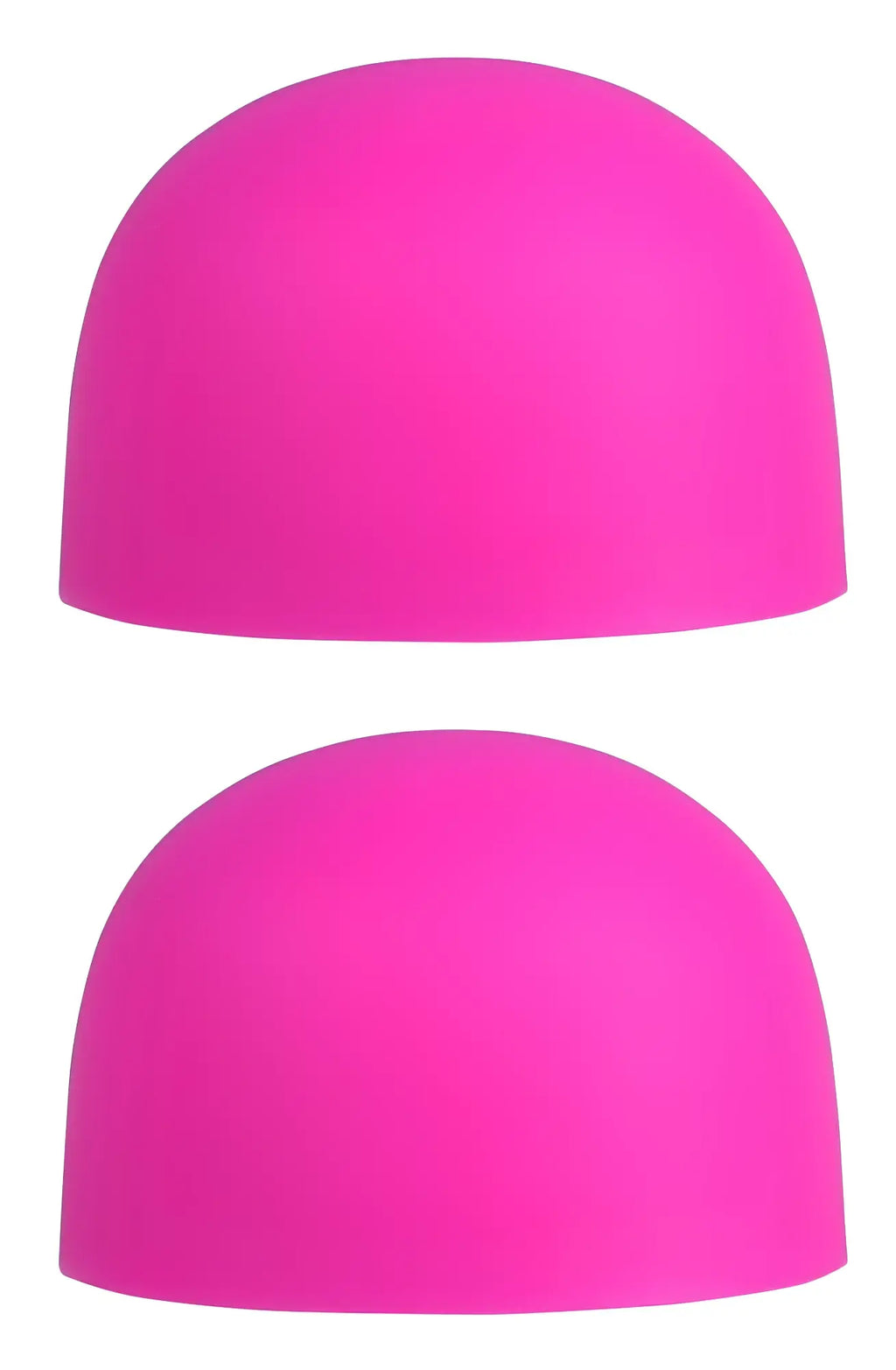 Bright pink silicone dome shaped caps palmpower palmcaps for use with palmpower devices