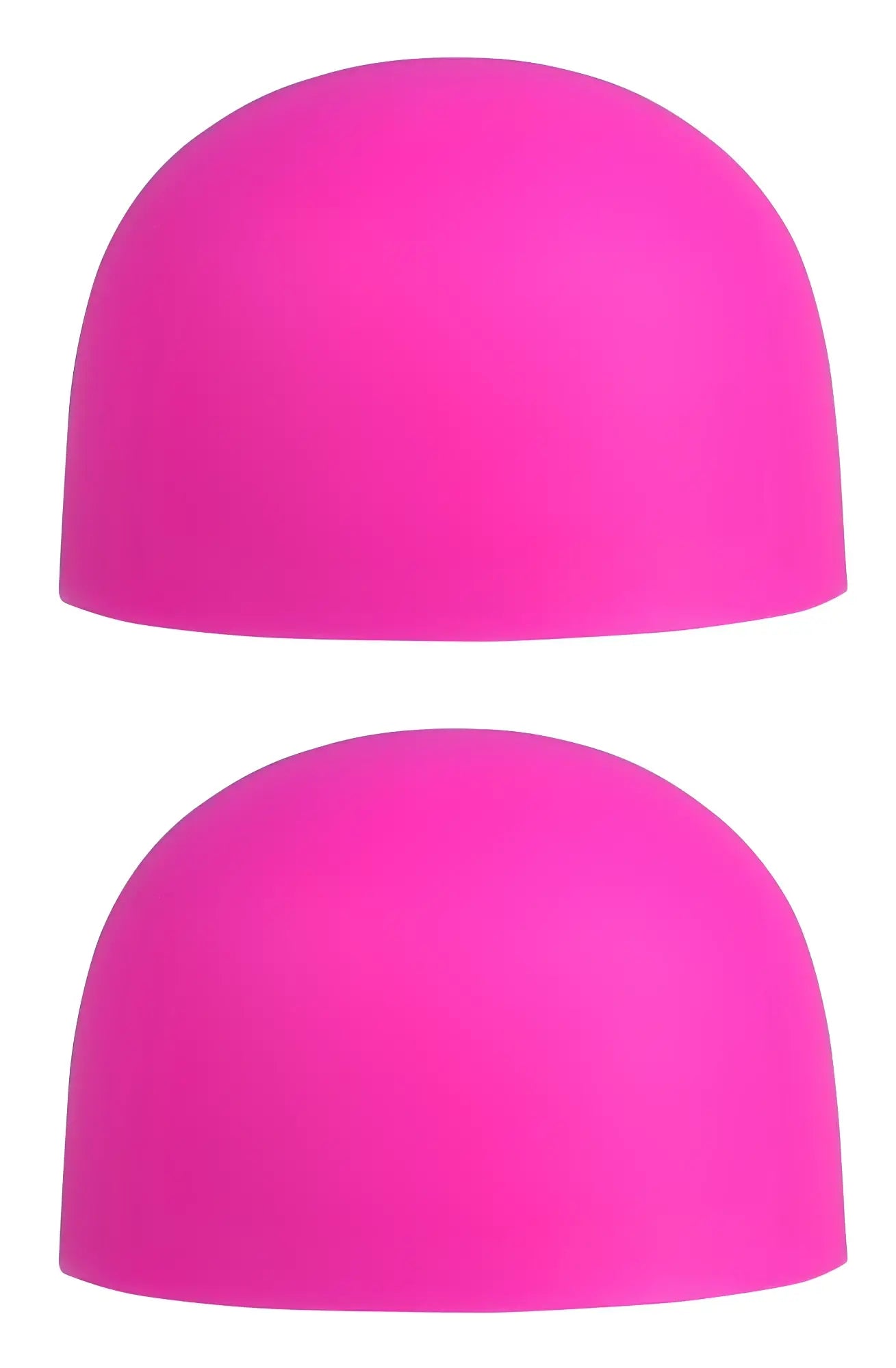 Bright pink silicone dome shaped caps palmpower palmcaps for use with palmpower devices