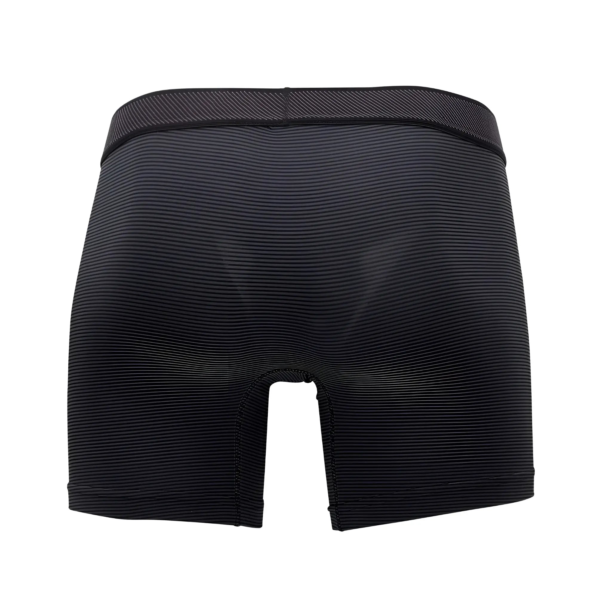 Papi 626185-962 cool2 2pk solid boxer briefs in black and gray with ribbed fabric and elastic waistband