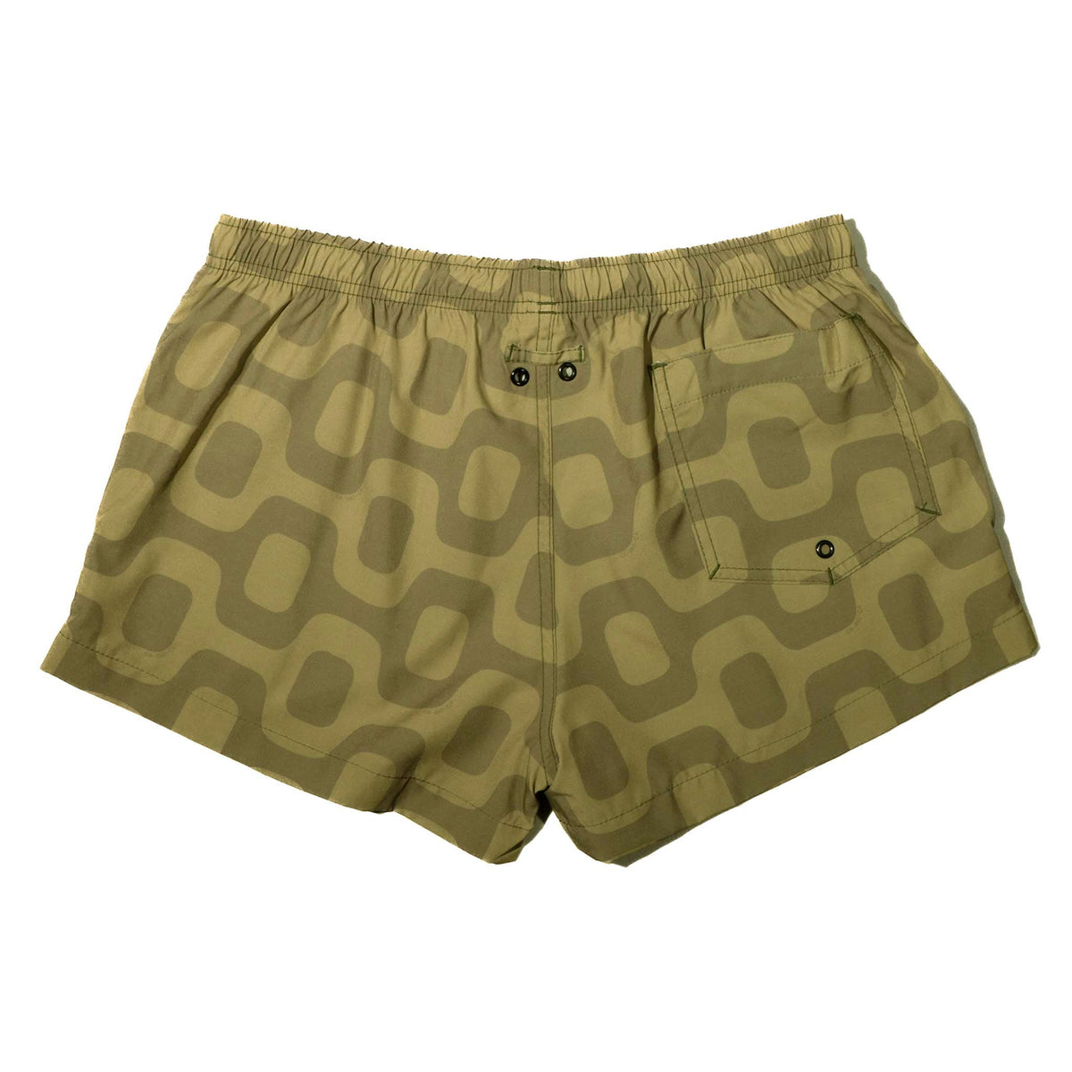 CA-RIO-CA OLIVE GREEN Pavement Shorts - Italian Shorts