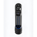 Black and blue peak performa isp90 curve infrared automatic lcd penis pump with transparent chamber showing pressure readings