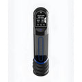Black and blue peak performa isp90 curve infrared automatic lcd penis pump with transparent chamber showing pressure readings