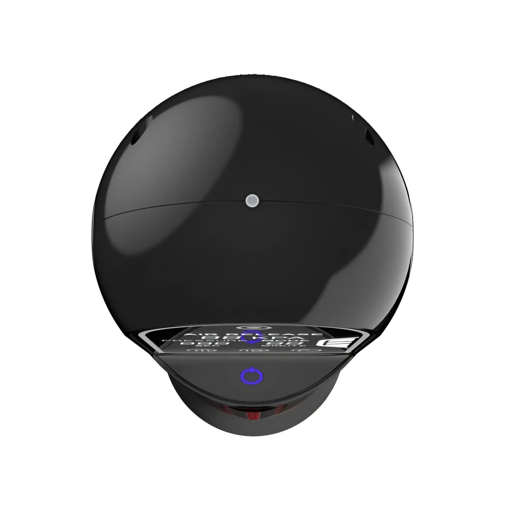 Black spherical Peak Performa ISP90 Curve infrared automatic penis pump with glossy finish and digital LCD display