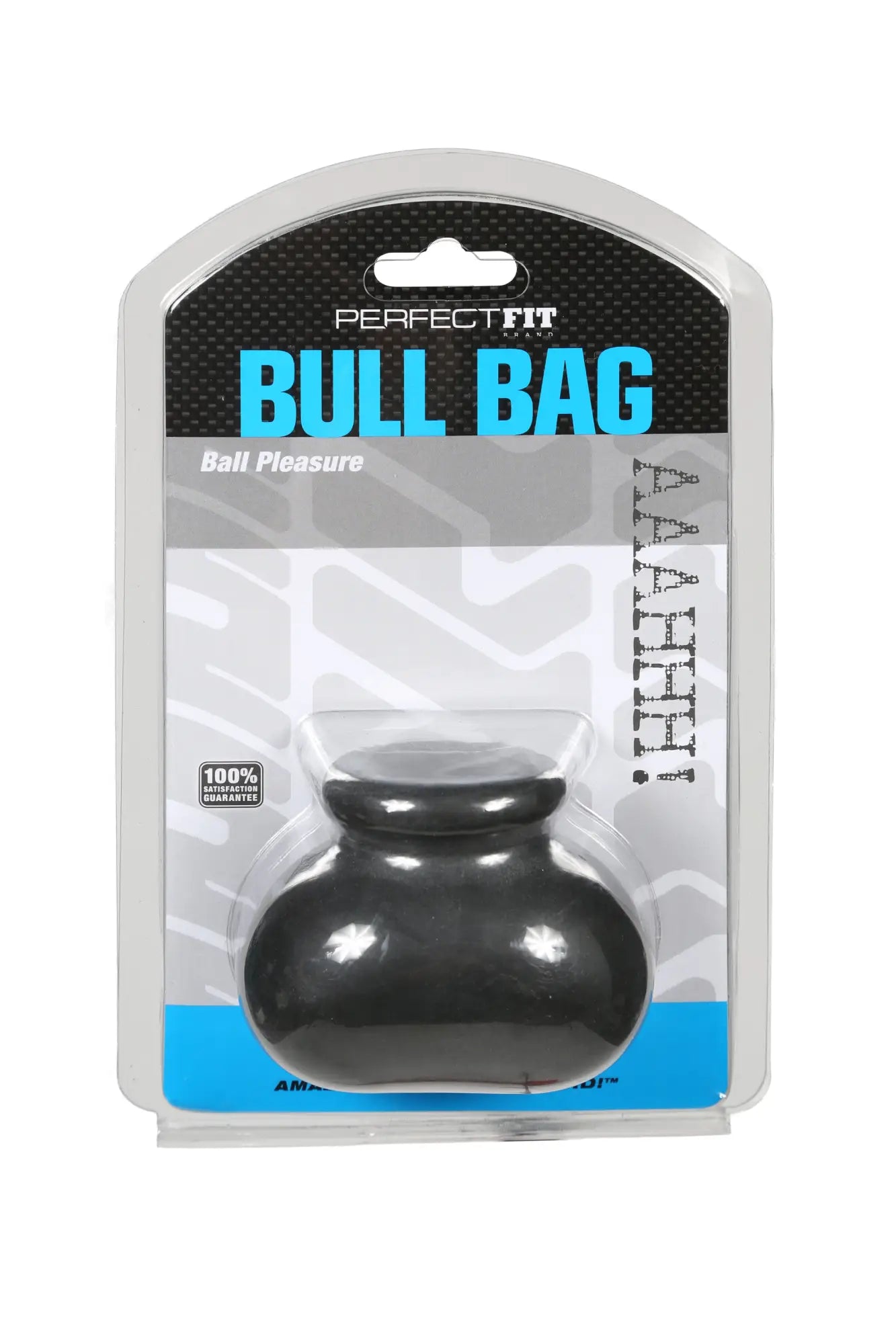 Black glossy plastic bull bag by perfect fit designed for durable secure storage and transport