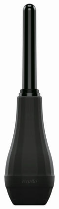 Black ergonomic suction cup from perfectfit ergoflo extra douche with sleek tapered design and matte finish