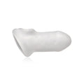 White silicone urethral dilator with smooth tapered design for perfectfit fat boy 4.0 cock sleeve