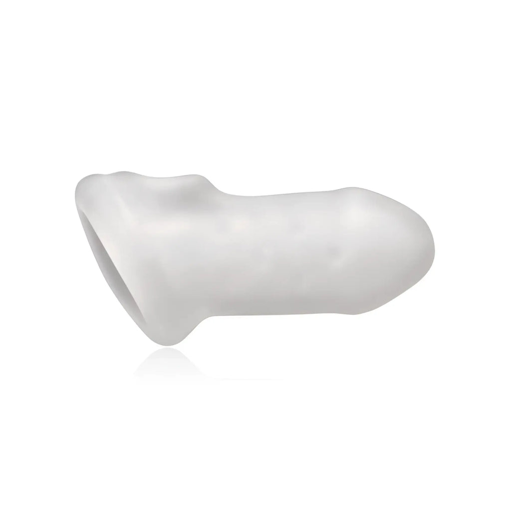 White silicone urethral dilator with smooth tapered design for perfectfit fat boy 4.0 cock sleeve