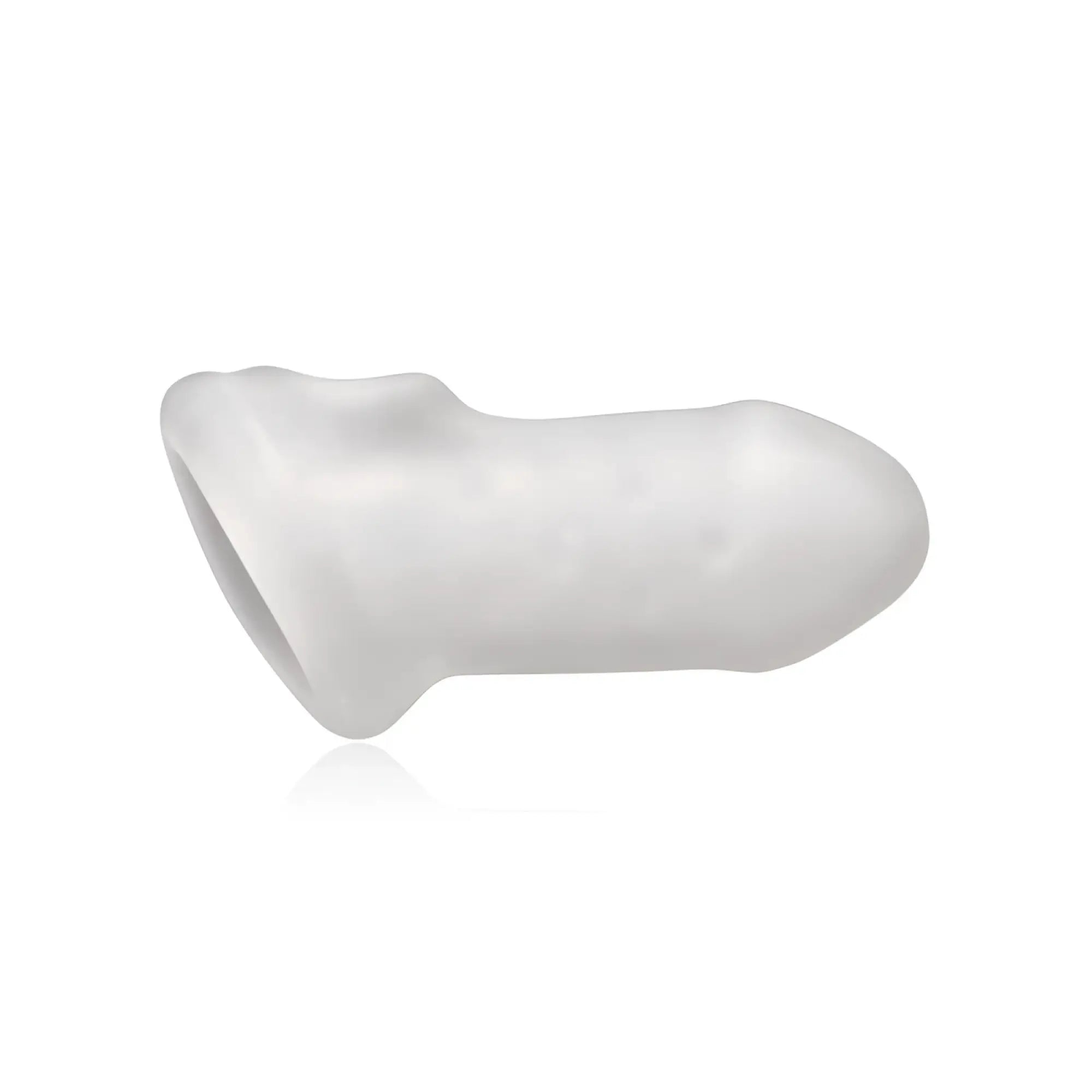 White silicone urethral dilator with smooth tapered design for perfectfit fat boy 4.0 cock sleeve