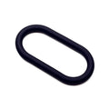 PerfectFit silicone hefty wrap ring 229mm black rubber o-ring with smooth uniform texture and oval shape