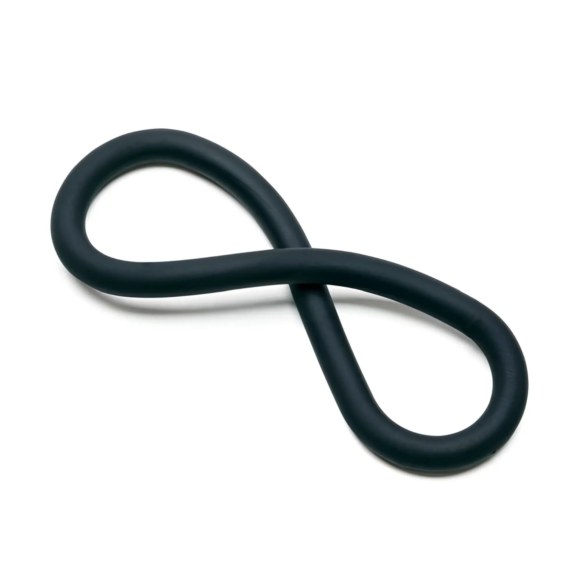 Black rubber infinity symbol ring perfectfit silicone hefty wrap ring 305mm ideal for secure holding