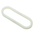Off-white flexible rubber o-ring from PerfectFit silicone hefty wrap ring 305mm glow in the dark with smooth texture