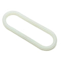 Off-white flexible rubber o-ring from PerfectFit silicone hefty wrap ring 305mm glow in the dark with smooth texture
