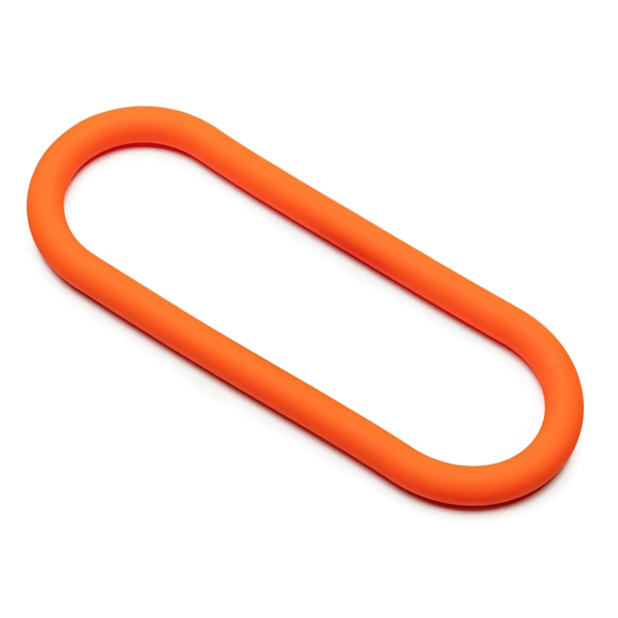 Bright orange silicone paperclip from perfectfit silicone hefty wrap ring 305mm for secure bundling and organizing