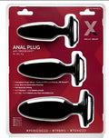 Black anal plug with finger grip made of tpr and silicone from PerfectFit Xplay finger grip plug starter kit