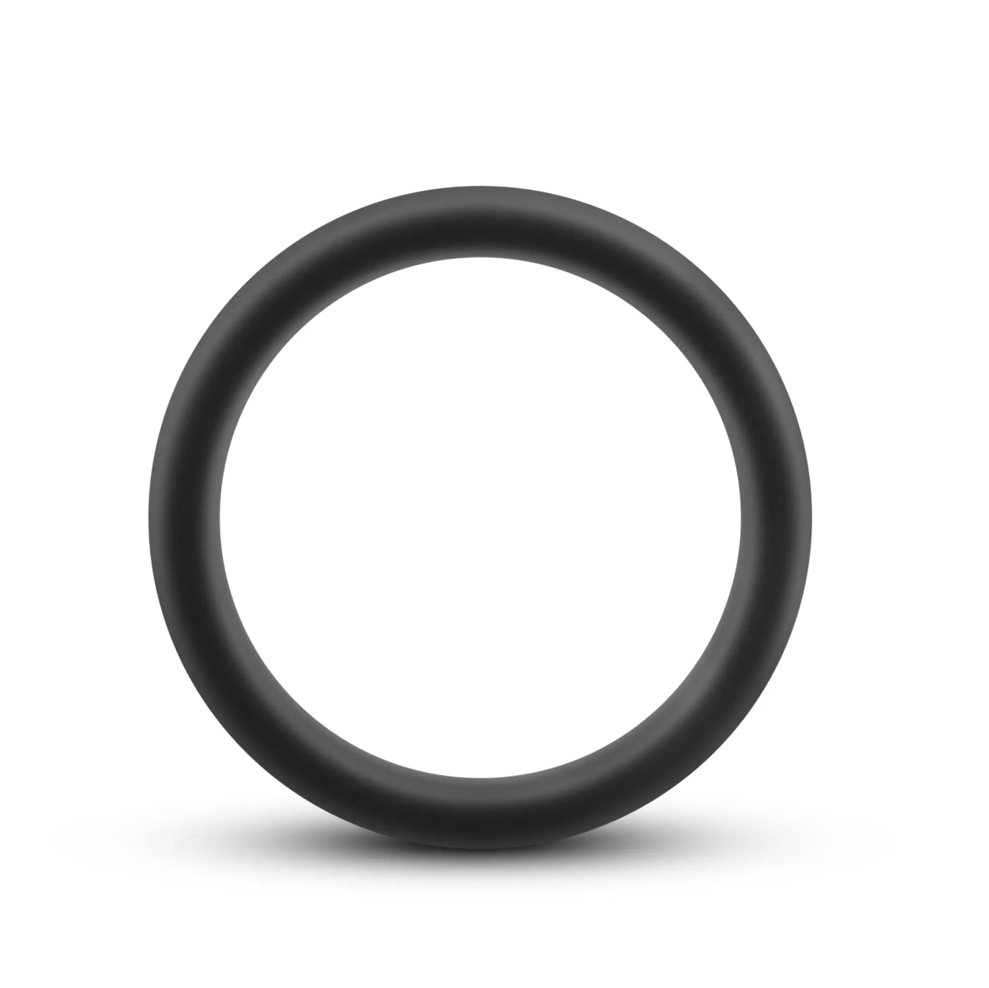 Black performance silicone go pro cock ring showcasing durable flexible material and sleek design