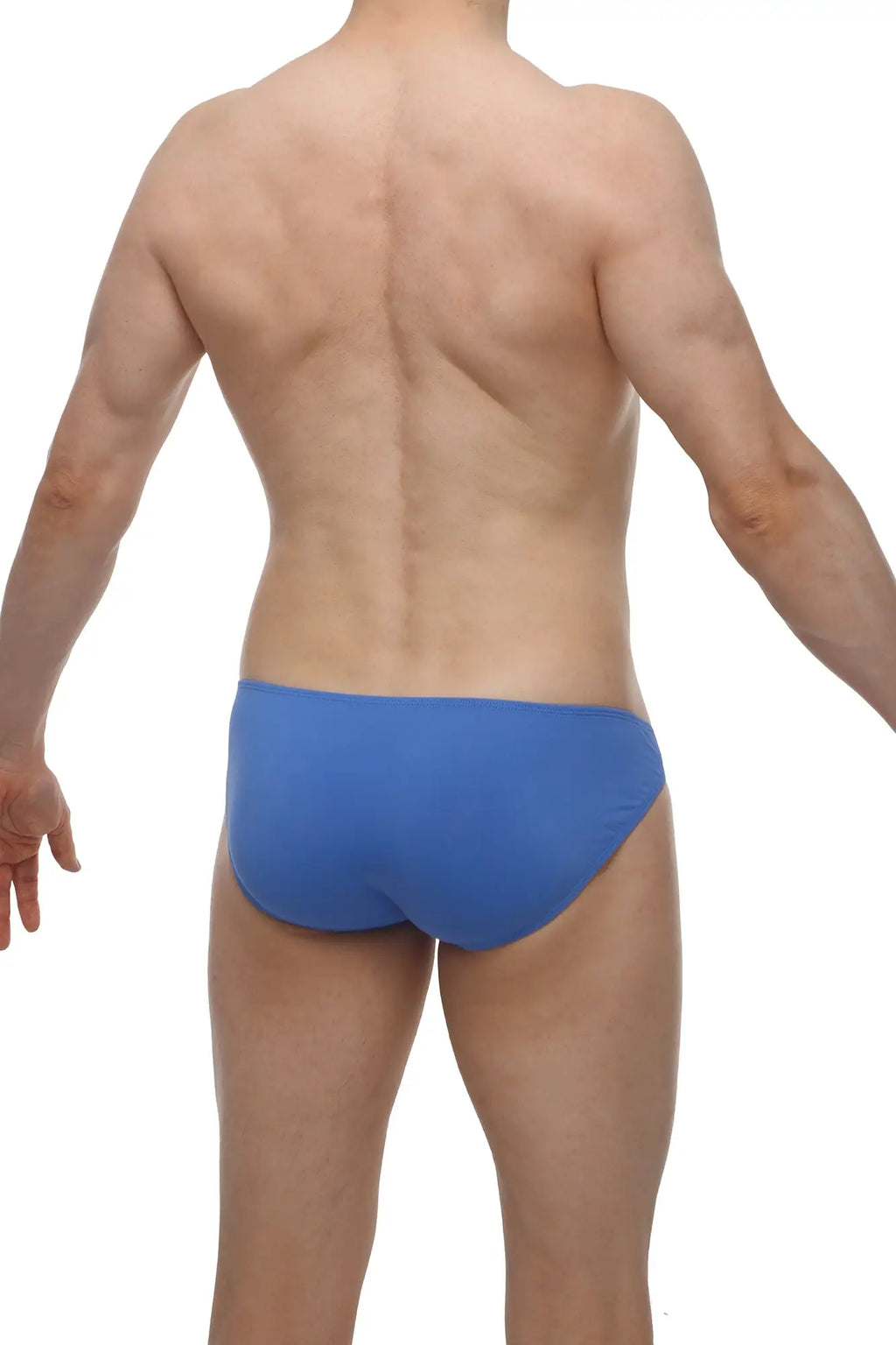 Blue swim trunks from petitq bikini arx blue featuring lightweight quick-dry fabric for beachwear use