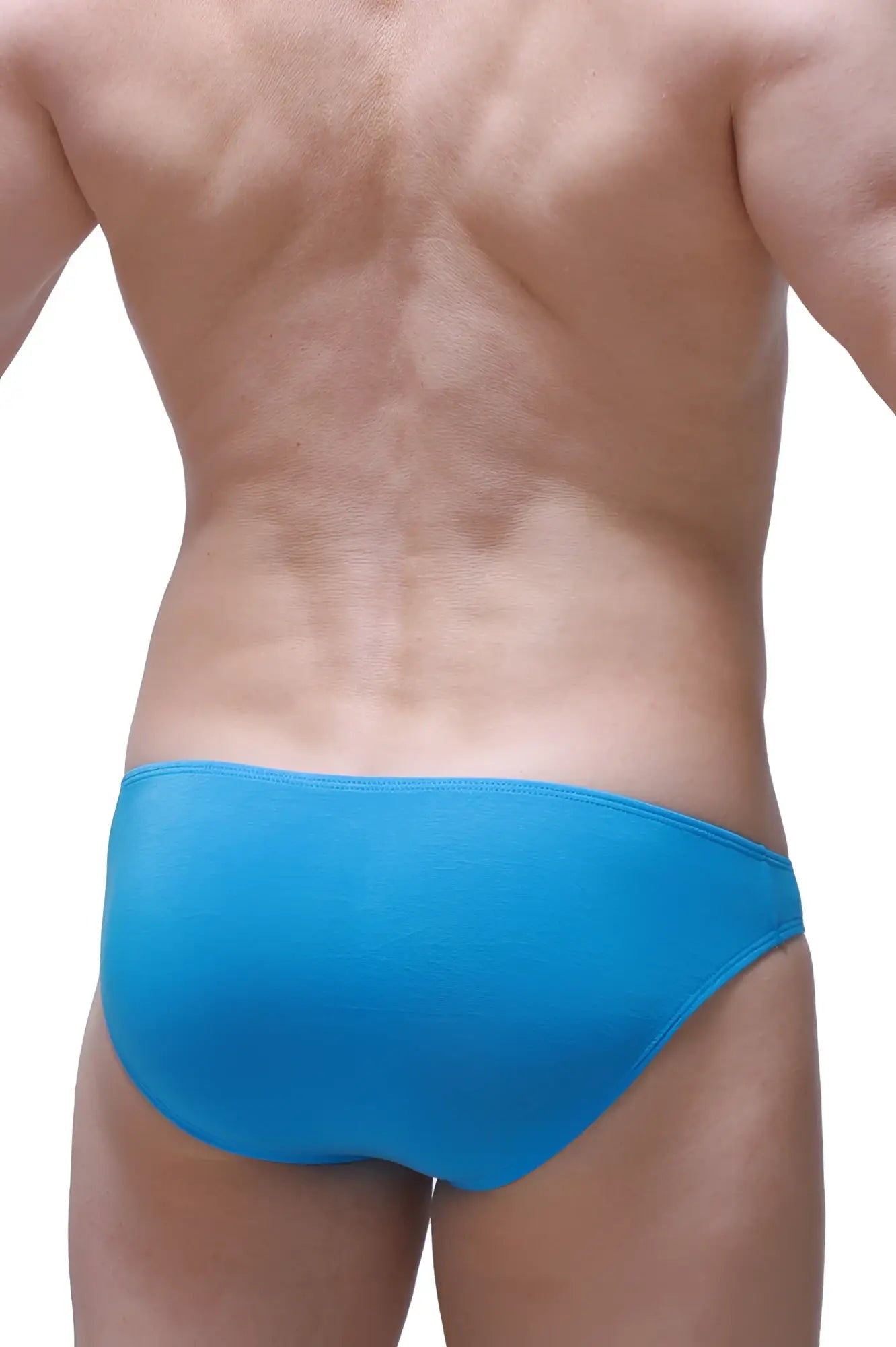 Petitq bikini colline bamboo blue bright blue smooth textured swim trunks ideal for swimming and beachwear