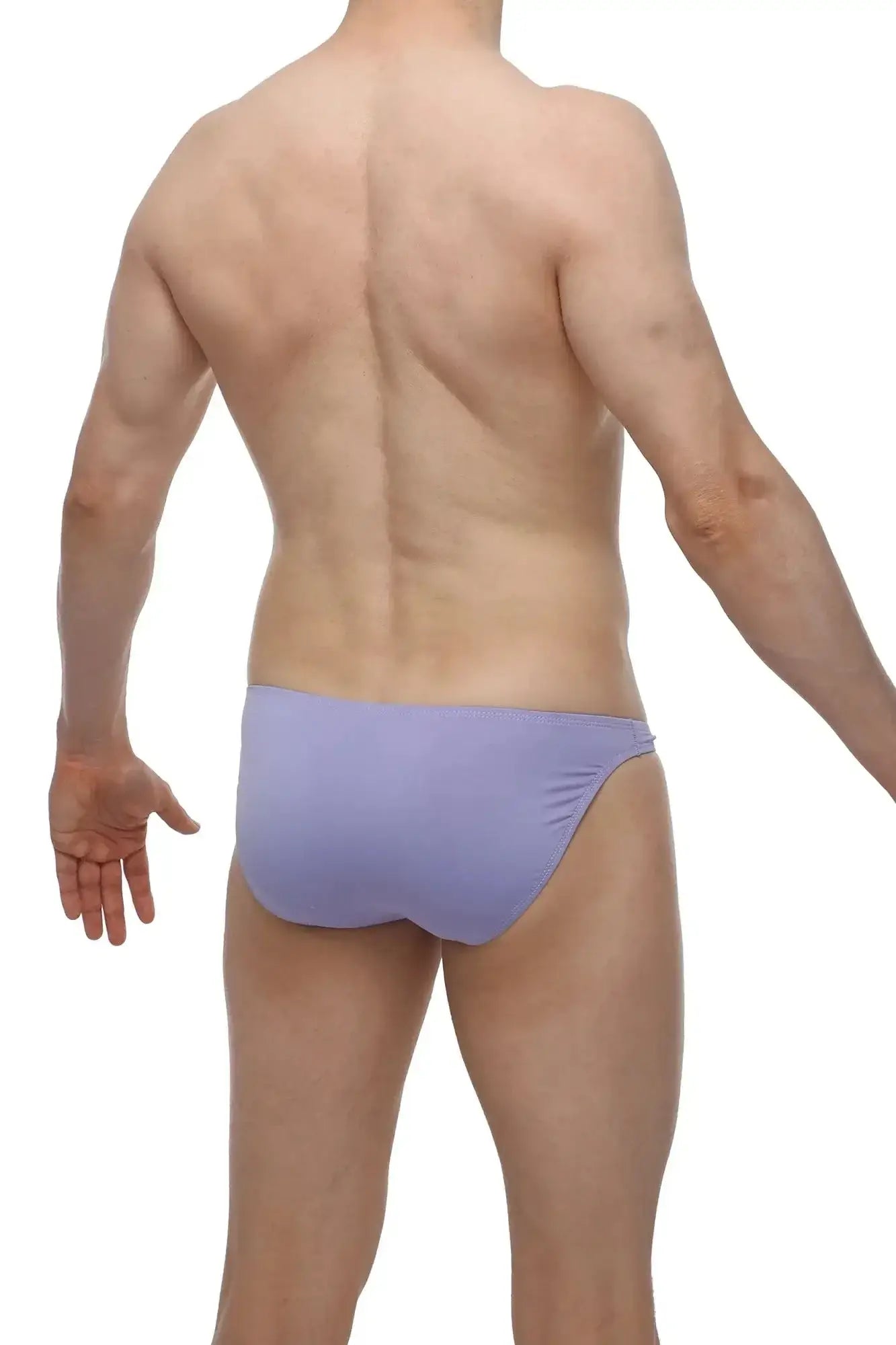 Purple petitq bikini dome lilac athletic briefs with smooth form-fitting fabric for comfortable active wear