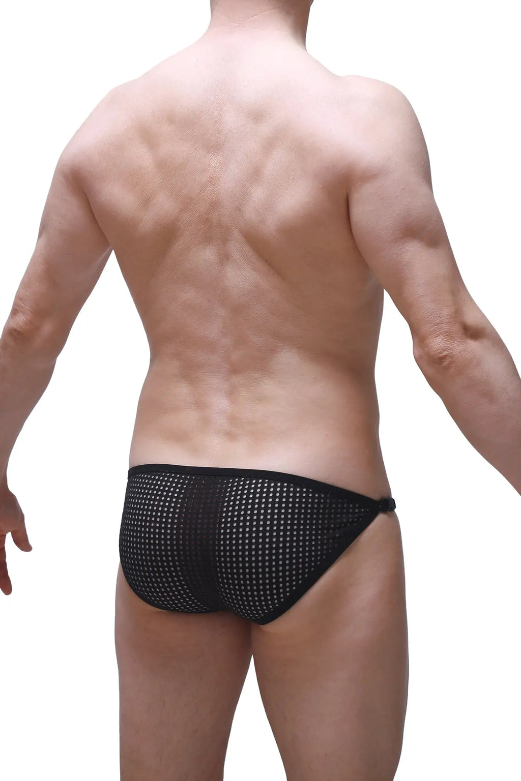 Petitq bikini fors durtol black black mesh briefs with dotted pattern designed for comfortable daily wear